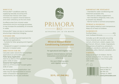 2,5 gallon, Cosmotropic, Restorative Mineral Solution for water