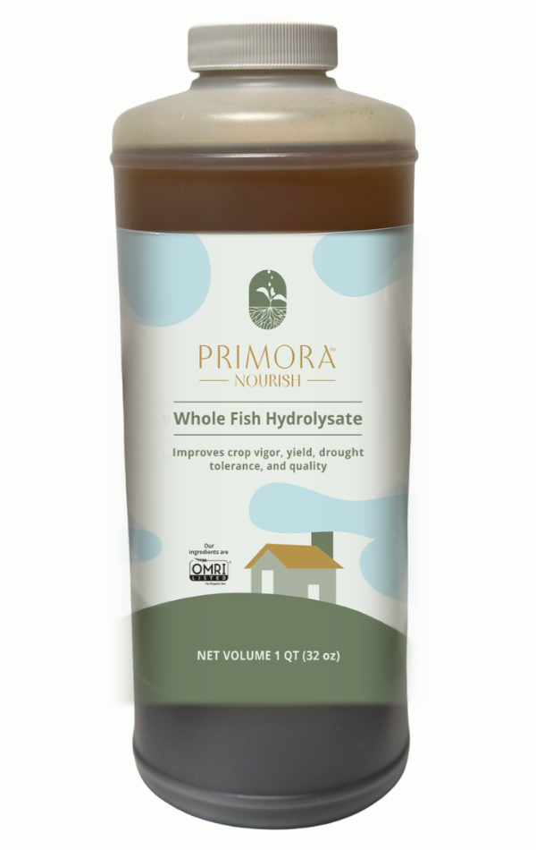 Primora Nourish, Whole Fish Hydrolysate 32 oz, 1 quart