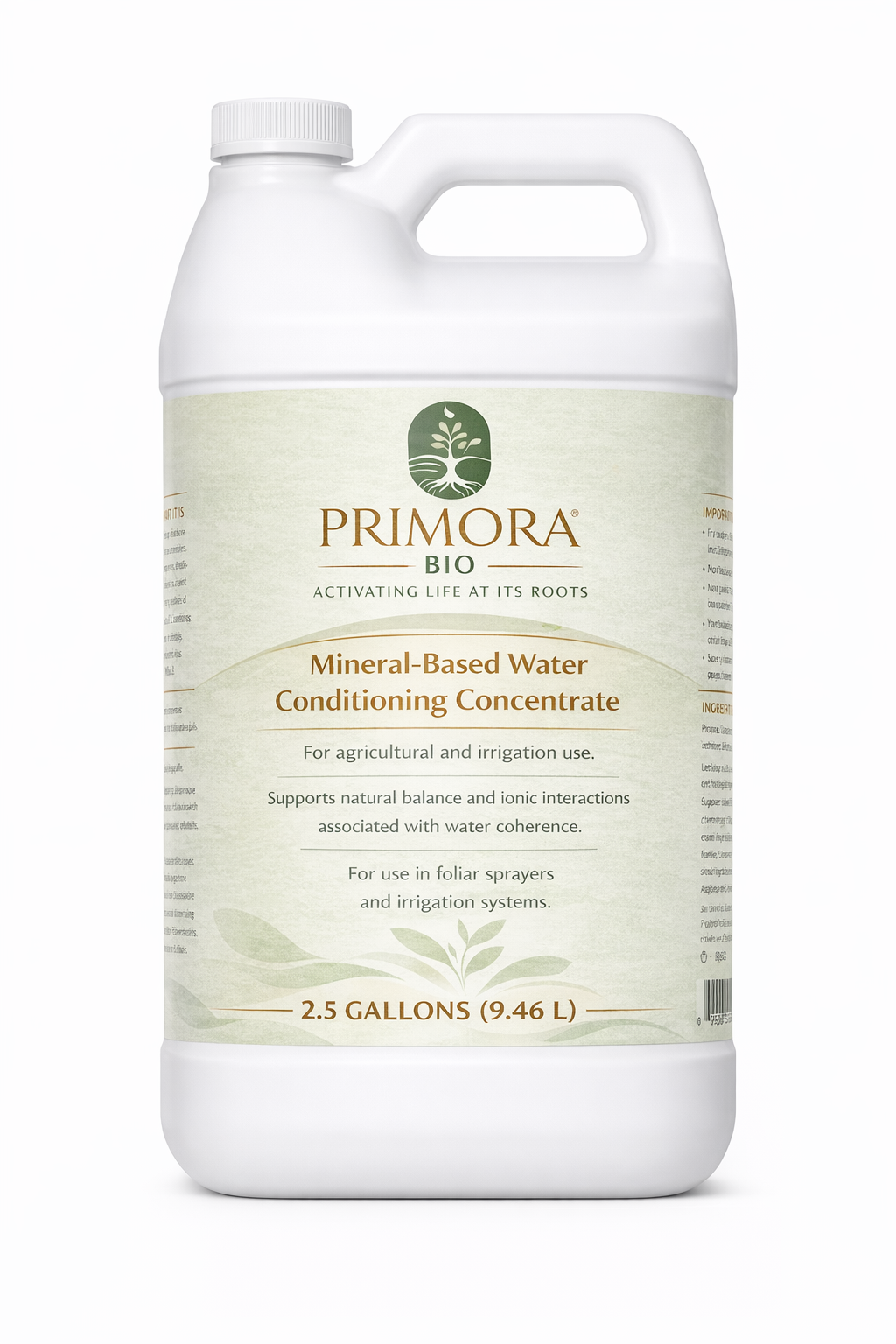 2,5 gallon, Cosmotropic, Restorative Mineral Solution for water