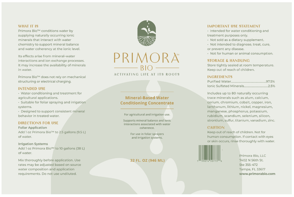 Cosmotropic, Restorative Mineral Solution for water - Living Bundle